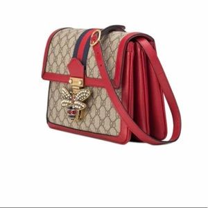 Gucci Queen Margaret Shoulder Bag GG coated canvas